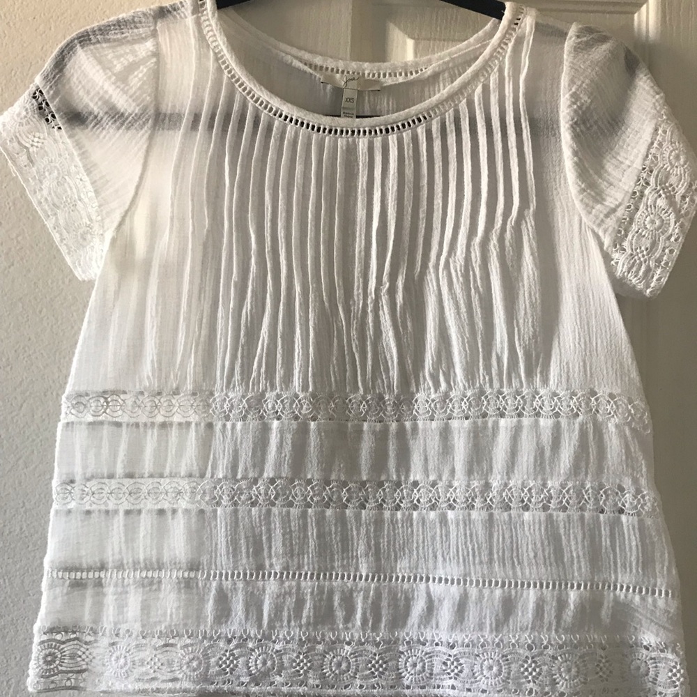 Joie Linen Short Sleeve Top
